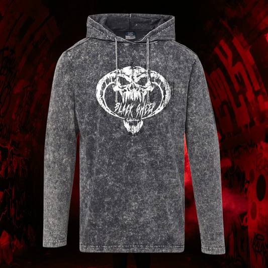 Black Sheep - hooded long sleeve, mineral washed