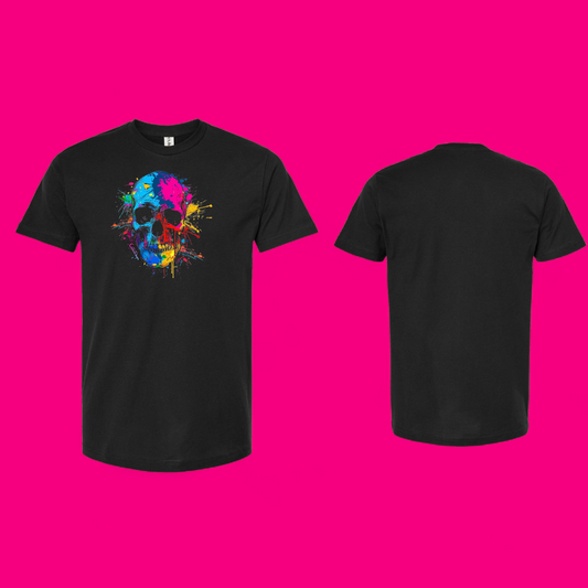 Colorblasted Skull T-Shirt