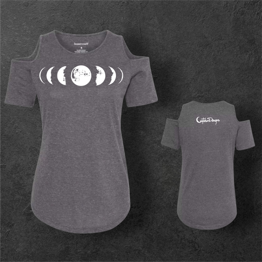 Moonphase Cold Shoulder Shirt