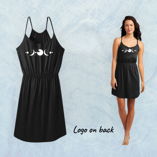 Grunge Goddess Strappy Dress