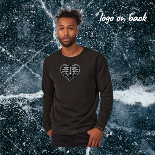 Rib Cage Heart Crewneck Sweatshirt