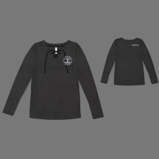Phases w/Tree Long Sleeve Laced Shirt
