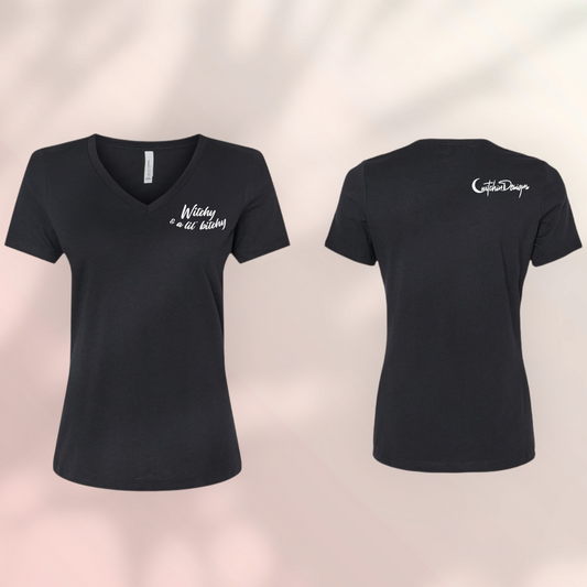 Witchy & a lil' bitchy V-Neck Shirt