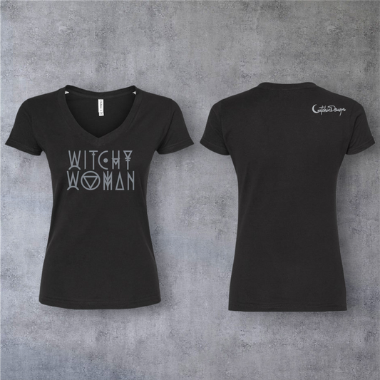 Witchy Woman V Neck Shirt
