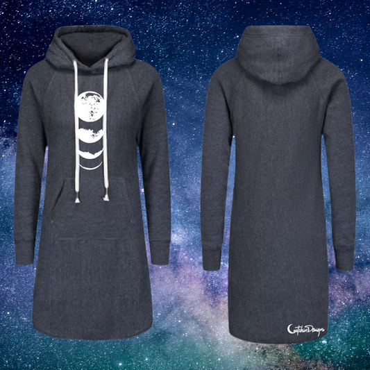 Moonphase Hoodie Dress